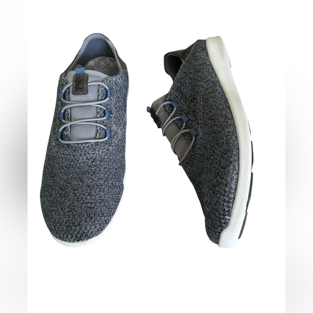 OLUKAI ‘ALAPA LI WOVEN GREY SNEAKERS SIZE 10